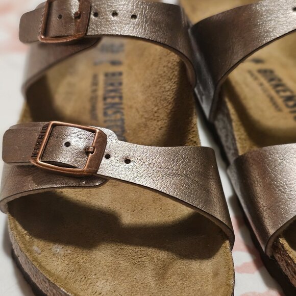 BIRKENSTOCK- Sydney-Birko-Flor - Graceful Taupe- VERY GENTLY USED - Picture 2 of 6